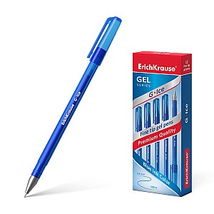 Ручка гелевая ErichKrause 39003 G-Ice, 0,5 мм, синяя