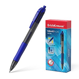 Ручка гелевая ErichKrause 39011 SmartGel, 0,5 мм, синяя