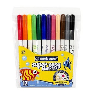 Set carioci Super Easy 2580, 12 culori