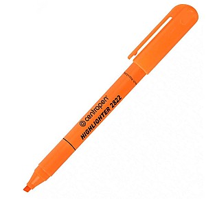 Маркер текстовой Centropen 2822, 1-3мм, оранжевый, флуорусцентные чернила
