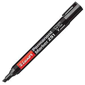 Marker permanent Luxor 251 3441, 2-5mm, negru
