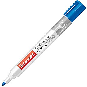 Marker Whiteboard Luxor 750 3382, 1-3 mm, albastru