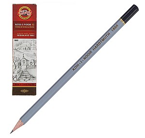 Карандаш чернографитный Koh-I-Noor 1860 B, шестигранный