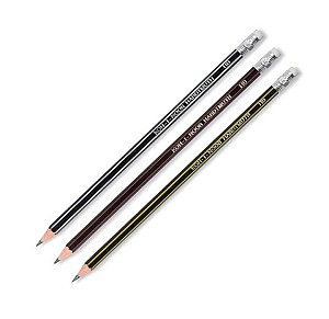 Карандаш чернографитный Koh-I-Noor 1397 HB, шестигранный, с ластиком