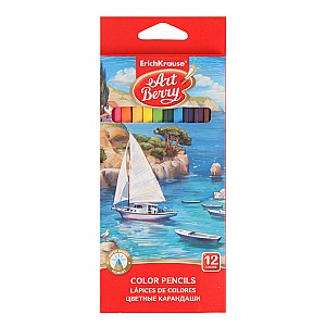 Creioane colorate ErichKrause ArtBerry Premium, 32482, 12 culori