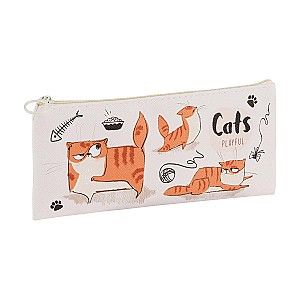Пенал MESHU 349260 Cats 1 отделение