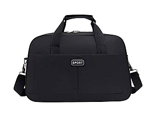 Geanta sportiva ST04994, 2 compartimente, negru
