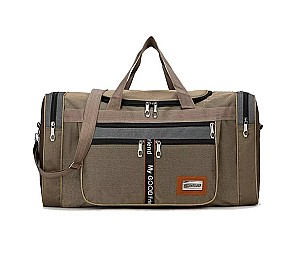 Geanta sportiva ST05009, 2 compartimente, cafeniu
