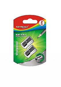 Set ascutitori KEYROAD KR971681, 2 bucati, metalic