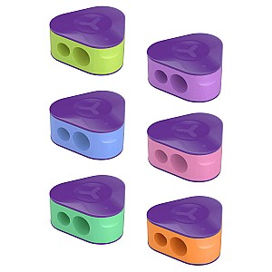 Ascutitoare Berlingo BBP15038 Envy, dubla,cu container, asortata