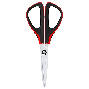 Foarfece Berlingo 300 DNN17535 Easycut 17,5 cm, negru-rosu