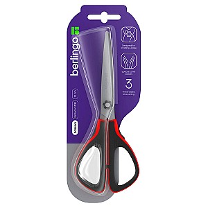 Foarfece Berlingo 300 DNN19035B Easycut 19 cm, negru-rosu