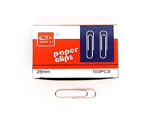 Скрепки 28 мм, 28 DL, 100 штук