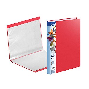 Mapa din plastic cu 40 folii 91212, A4, rosu