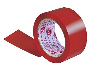 Banda adeziva rosie Luci, 48mm x 66m, 45 mkm