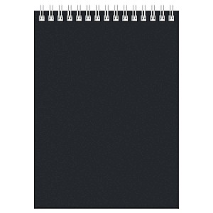 Blocnotes A5 60 foi 8593 pe spirala, negru