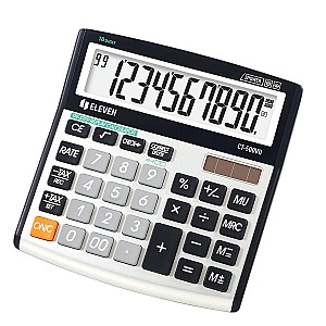 Calculator Eleven CT500VII, 10 digits, alb-negru