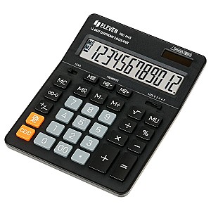 Calculator Eleven SDC444S, 12 digits, negru