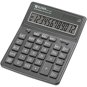 Calculator Eleven SDC444XGR, 12 digits, gri