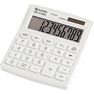 Calculator Eleven SDC810NRWH, 10 digits, alb
