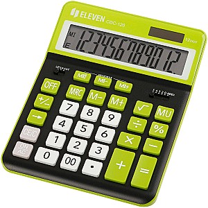 Calculator Eleven CDC120BK-GN, 12 digits, negru-verde