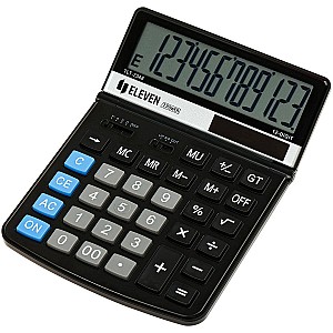 Калькулятор Eleven TLT2348, 12 разрядов, черный