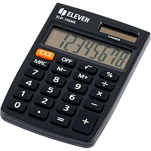 Калькулятор Eleven SLD100NR, 8 разрядов, черный