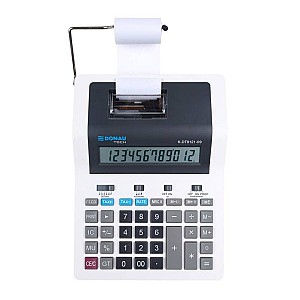 Calculator cu printare DONAU TECH K-DT8121-09, 12 digits, alb