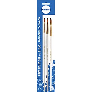 Set pensule 84685, 3 bucati, nailon: 2;4;6