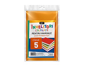 Set invelitori colorate pentru manuale MD clasa 5