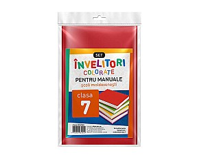 Set invelitori colorate pentru manuale MD clasa 7