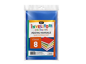 Set invelitori colorate pentru manuale MD clasa 8