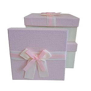 Set cutii pentru cadou 03431 HH, 3 bucati, roz