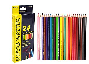 Карандаши цветные Superb Writer-Marco 4100, шестигранные, 24 цветов