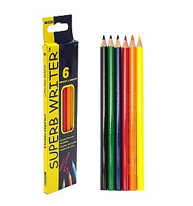Карандаши цветные Superb Writer-Marco 4100, шестигранные, 6 цветов