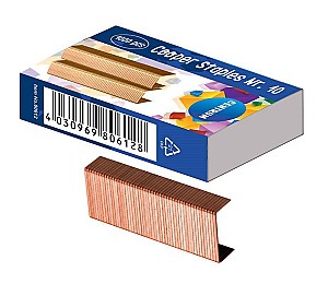 Скобы Нр 10 Centrum 80612, омедненные, 1000 штук