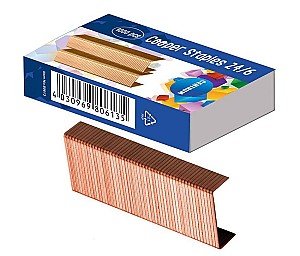 Скобы Нр 24 Centrum 80613, омедненные, 1000 штук