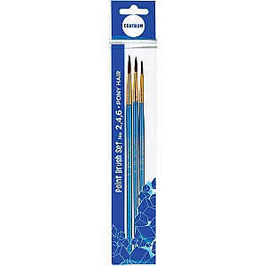 Set pensule 84680, 3 bucati, ponei: 2;4;6