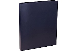 Папка пластиковая с 2 кольцами OfficeSpace F2R1_302, A4, черная