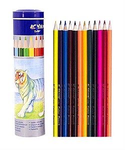 Creioane colorate, 830043-12 YL, triunghiulare, 12 culori