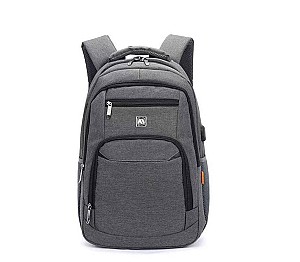 Ghiozdan ST04814 / 62109, 2 compartimente, gri