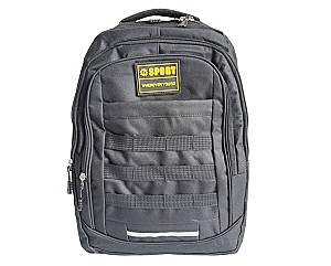 Ghiozdan ST04838 / 9963, 3 compartimente, negru