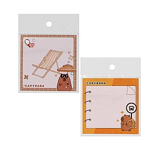Hartie pentru notite cu lipici Centrum 80x80 mm 81276 Capybara 50 foi