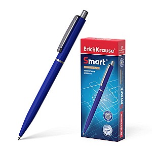 Pix cu bila cu mecanism ErichKrause Smart Matic Classic 44967, 0.7 mm, albastru