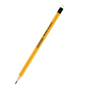 Карандаш чернографитный Centrum 80055 HB, шестигранный, с ластиком