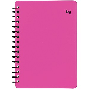 Carnet de notite A6 60 foi 62094 pe spirala, coperta plastificata, roz
