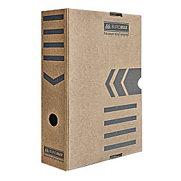 Бокс архивный 352 х 250 х 80мм Buromax, крафт