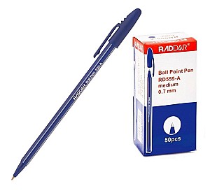 Pix cu bila AIHAO 555, 0,7 mm, albastru