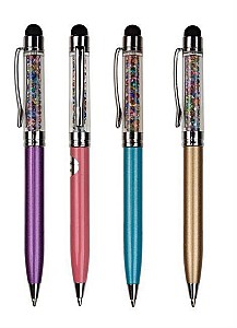 Pix cu bila 83877 Crystal Touch Pen, 1.0 mm, albastru