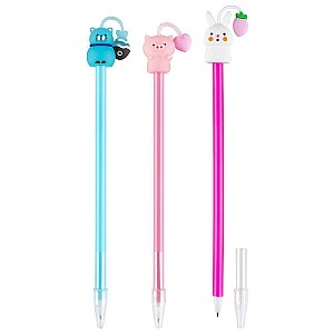 Pix cu bila Centrum 89990 Cute Animals, 0.7 mm, albastru